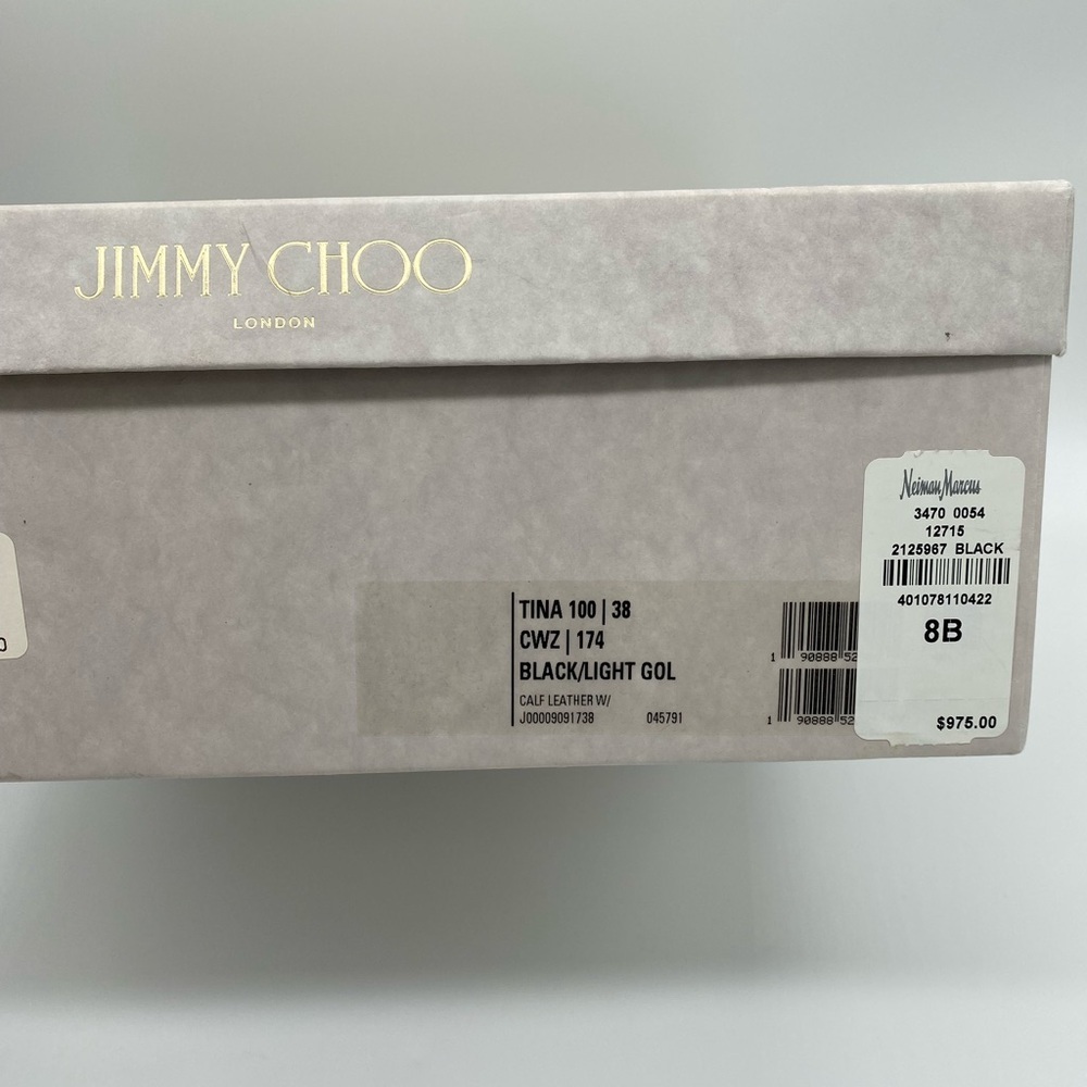 Jimmy Choo‎ Tina Studded Cage Sandals EU 38 - Picture 9 of 9